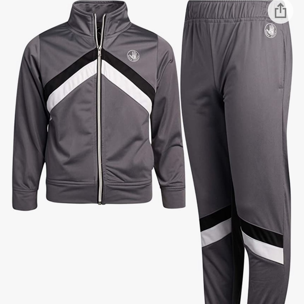 Body Glove Boys’ Tracksuit Set 2 Pc Tricot Sweatshirt and Jogger Sweatpants